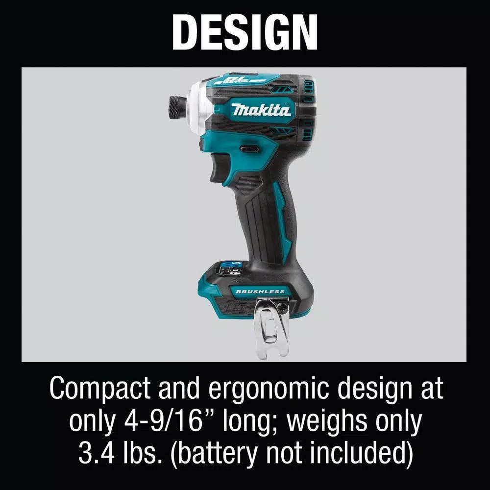 Makita 18-Volt LXT Lithium-Ion Brushless Cordless Quick-Shift Mode 4-Speed Impact Driver (Tool Only) and#8211; XDC Depot