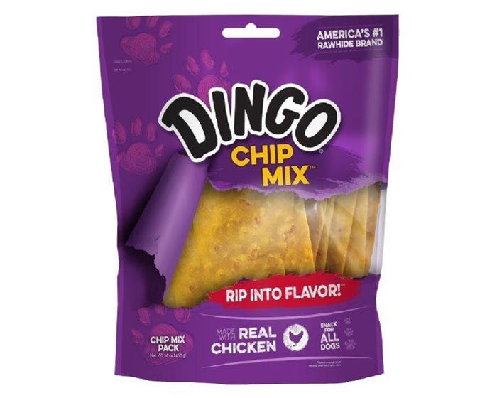 Dingo Chip Mix Dog Treats， 1 lb. Pack