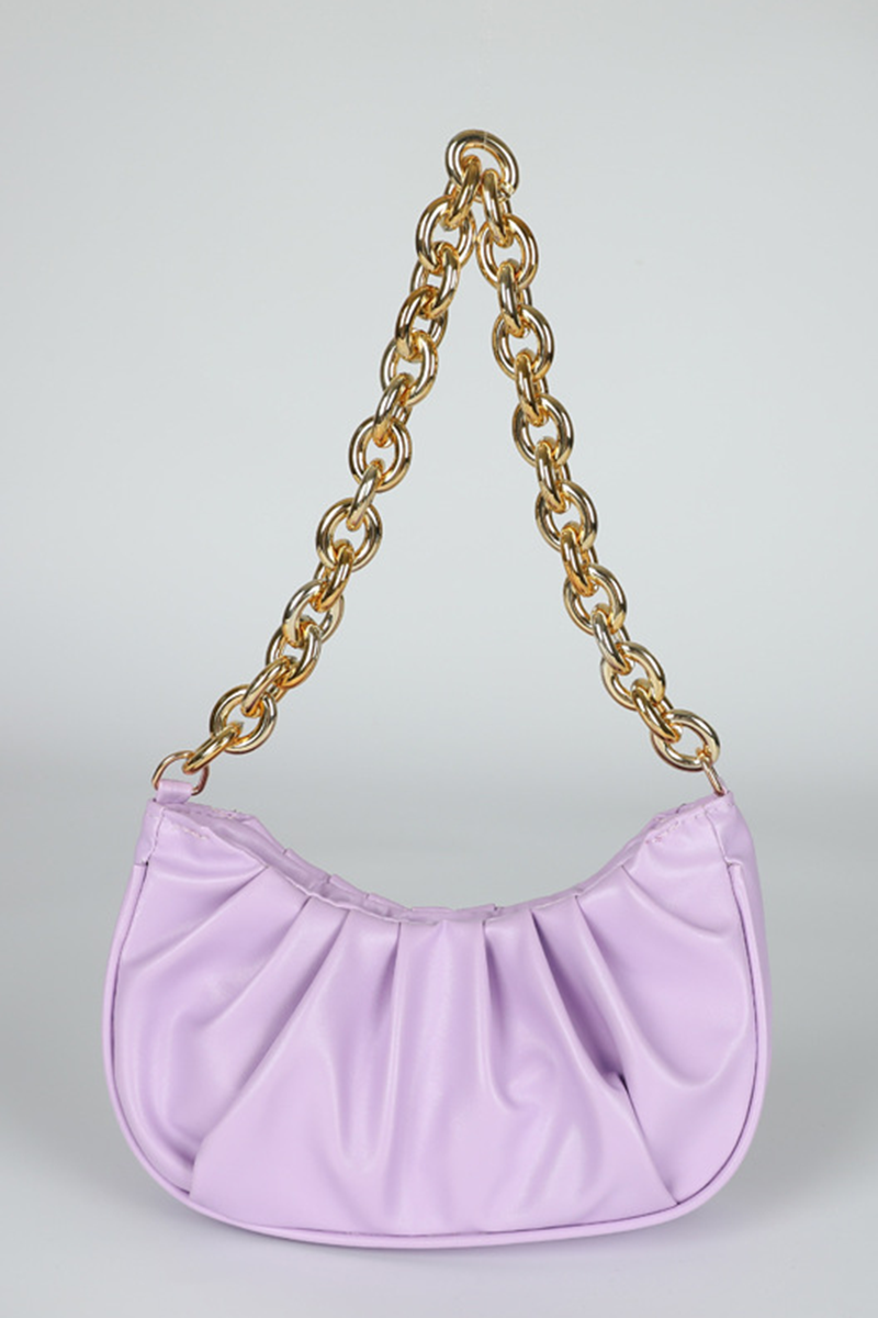 Fashion Casual Solid Chains Bags