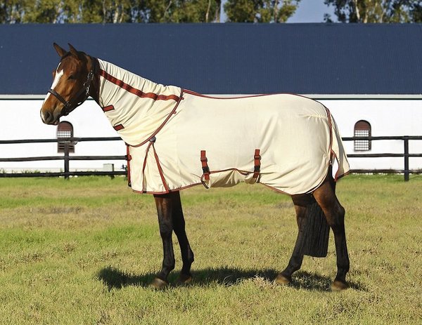 TuffRider Power Mesh Detachable Neck Horse Fly Sheet