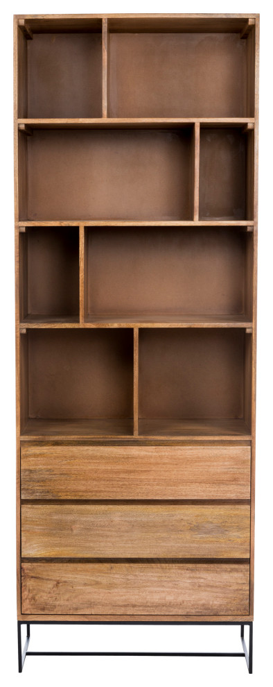 First of A Kind Colvin Shelf W/drawers   Industrial   Bookcases   by First of a Kind USA Inc  Houzz