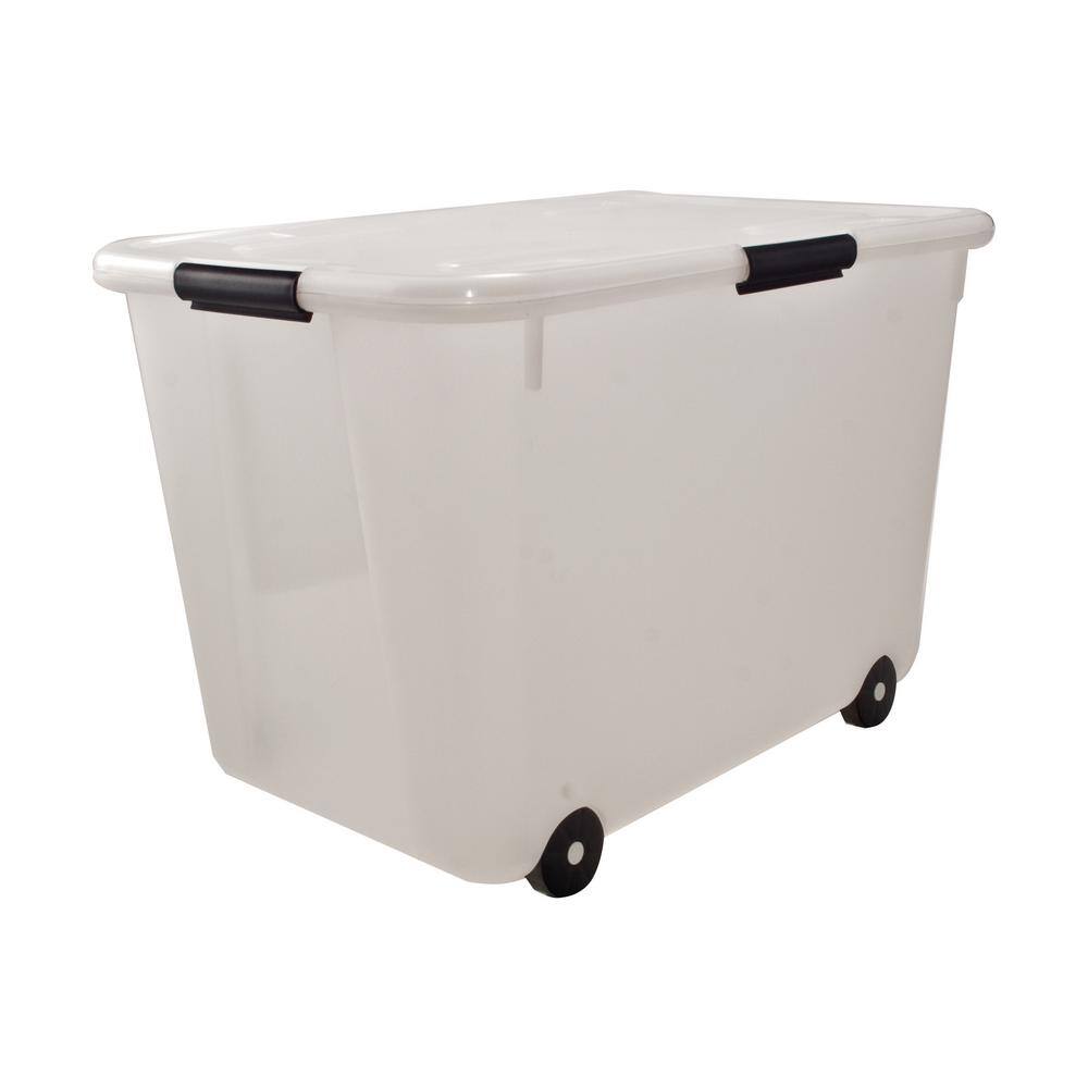 Advantus 15 Gal. Storage Box Clear 34009