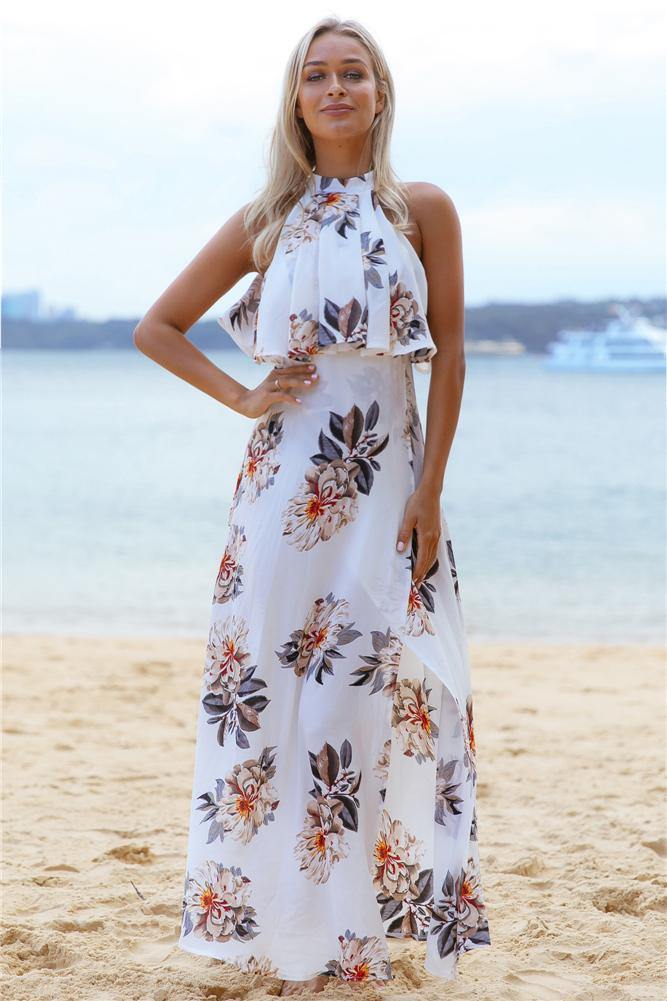 Hawaiian Tropics Maxi Dress