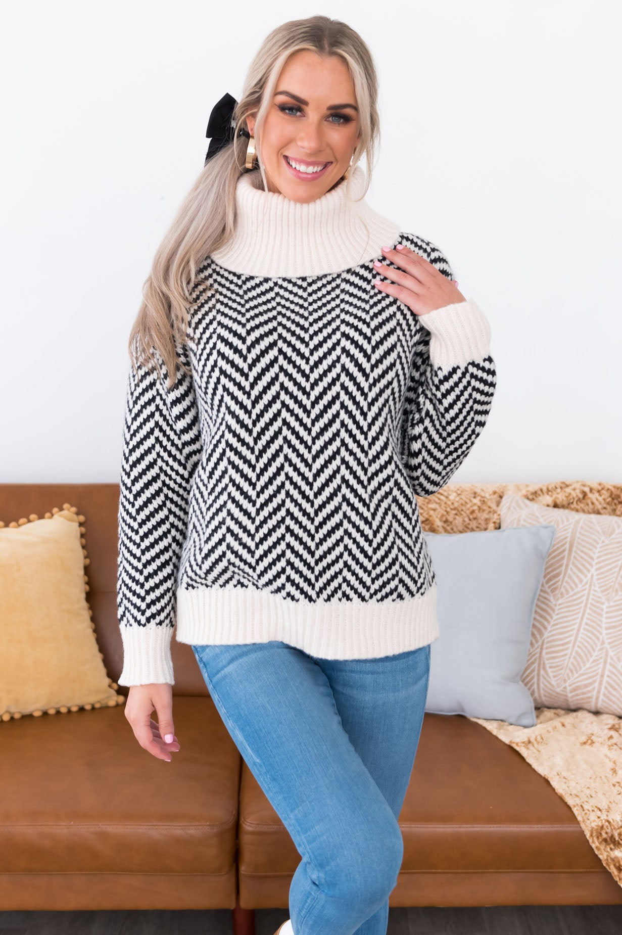 Next Up, Fall Modest Chevron Sweater