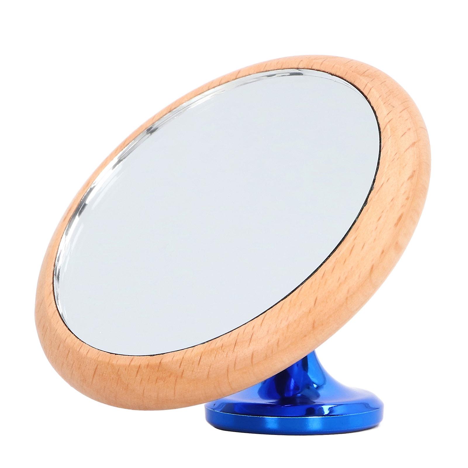 Coffee Reflective Mirror Multidirectional Rotation Adjustable Magnetism Observative Mirror for Kitchen Blue