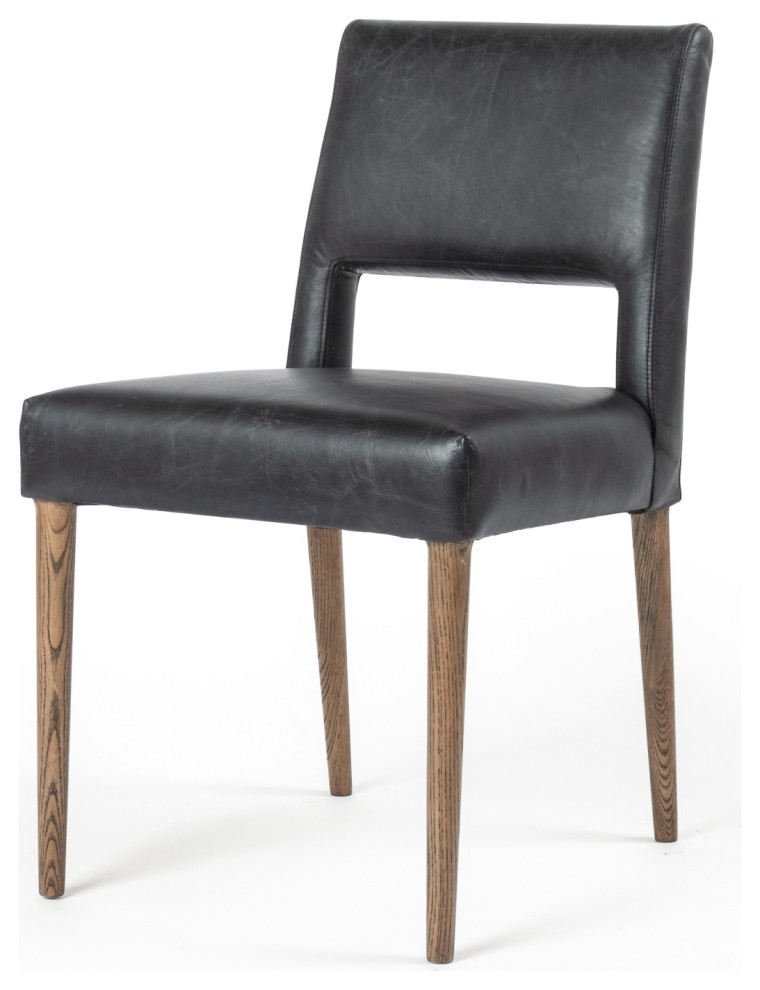 Joseph Durango Smoke Dining Chair Set Of 2   Midcentury   Dining Chairs   by Zin Home  Houzz