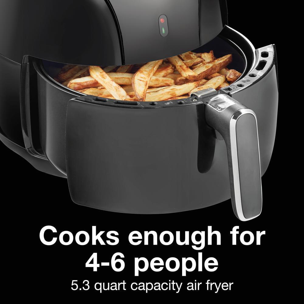 Proctor Silex 52 Qt Black Air Fryer with 60Minute Timer