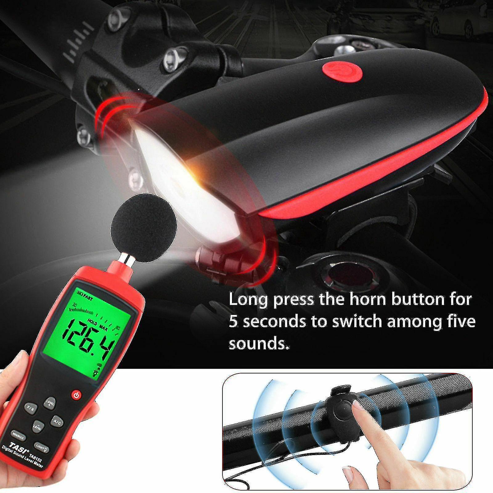 Super Bright Usb Led Bike Bicycle Light Rechargeable Headlight andtaillight Set-cl.