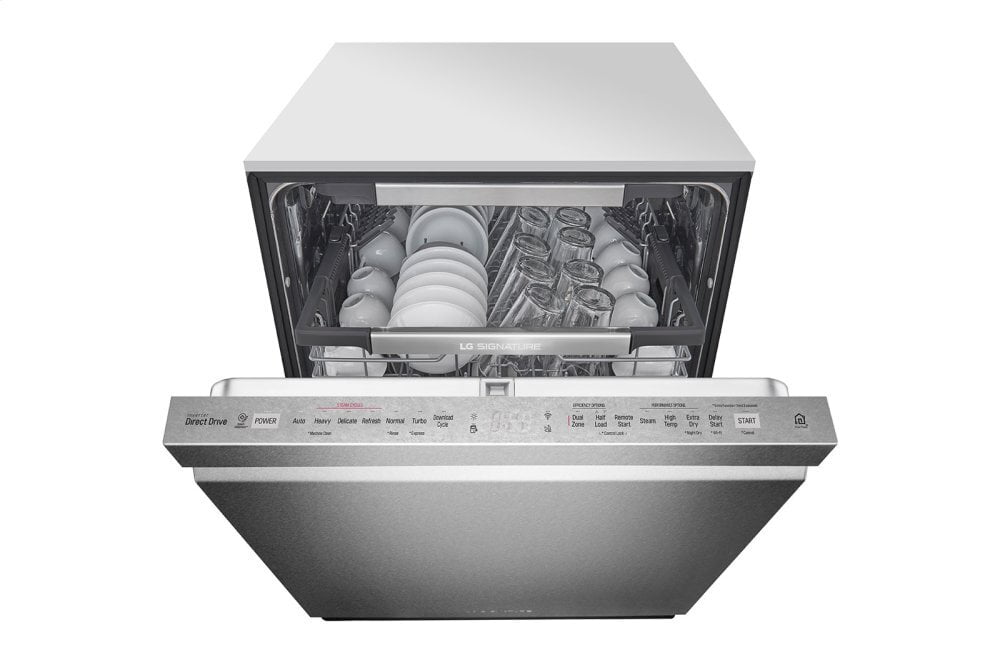 Lg LUDP8908SN Lg Signature Top Control Smart Wi-Fi Enabled Dishwasher With Truesteam® And Quadwash™