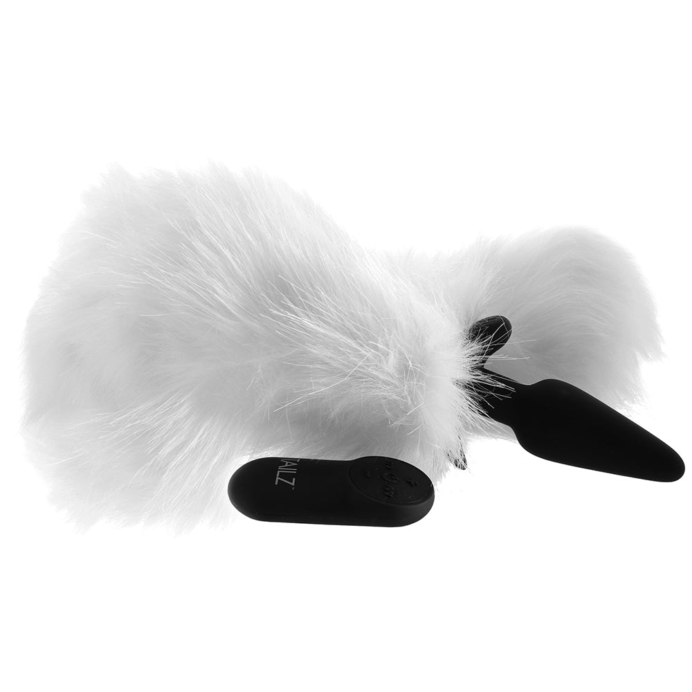 Tailz White Fox Remote Vibrating Anal Plug