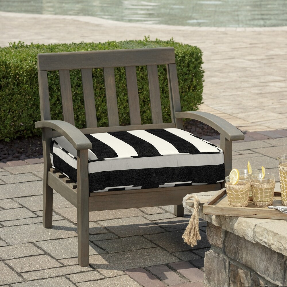 Arden Selections ProFoam 24 x 24 in Outdoor Deep Seat Bottom Cushion