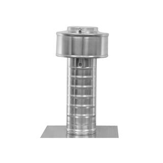 Active Ventilation 3 in. Dia Keepa Vent an Aluminum Roof Vent for Flat Roofs KV-3