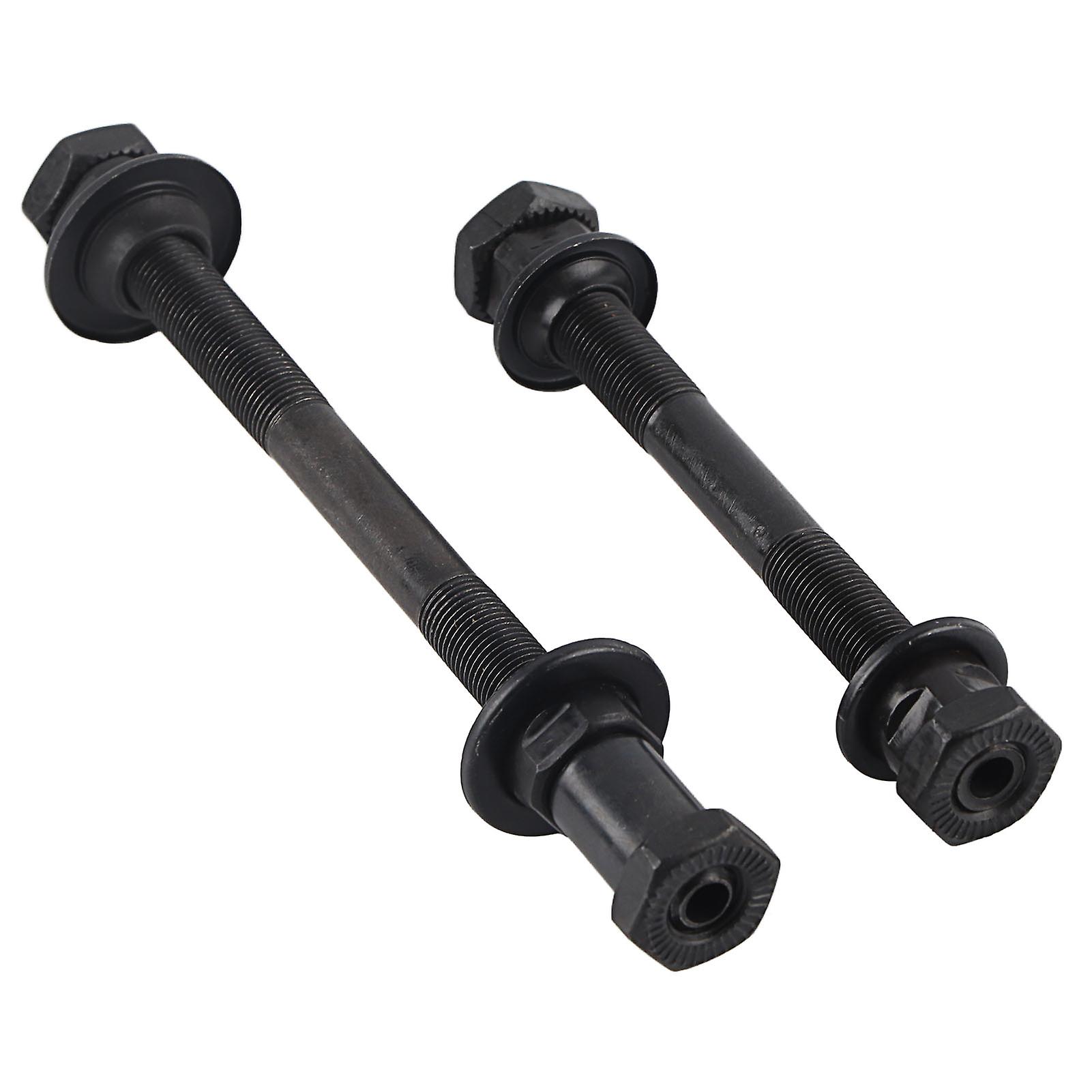 1 Pair Durable Steel Front And Rear Axles Ball Hub For Mountain Mtb Bicycle