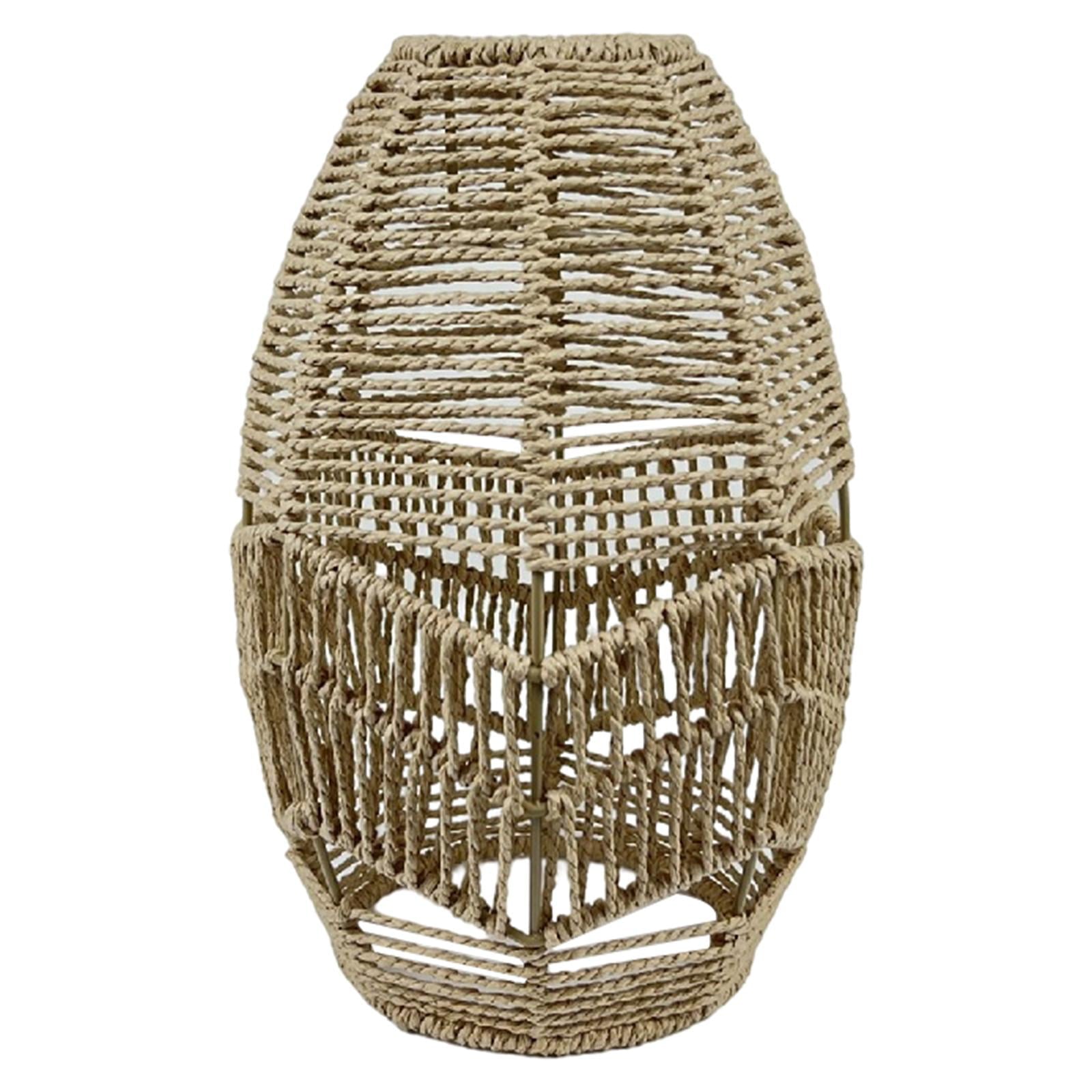 Pendant Lamp Shade Wicker Woven Lampshade for Room Bedroom B