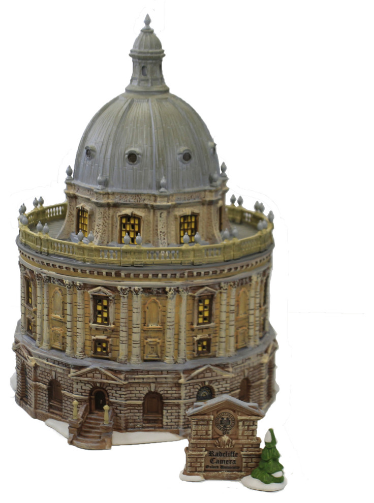 Department 56 House Oxford  x27s Radcliffe Camera Dickens  x27Village 6005397   Contemporary   Holiday Accents And Figurines   by Story Book Kids Inc  Houzz