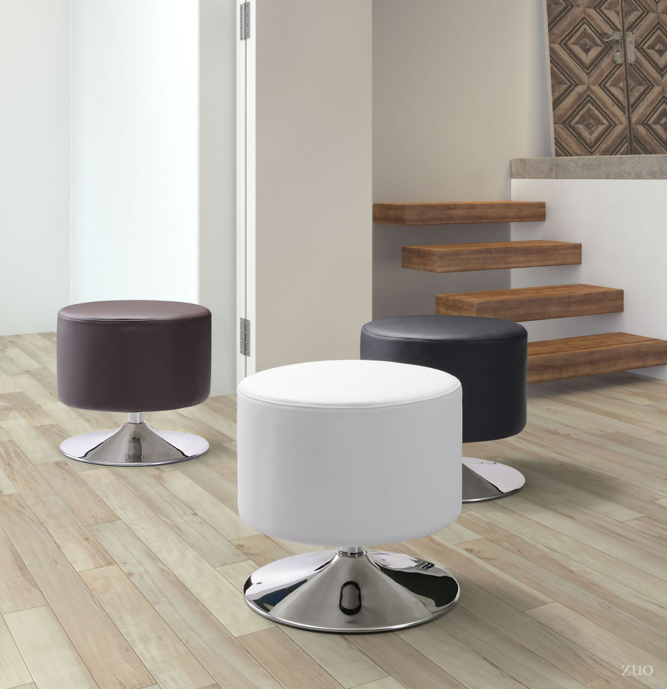 Plump Ottoman Black   Contemporary   Footstools And Ottomans   by Homesquare  Houzz