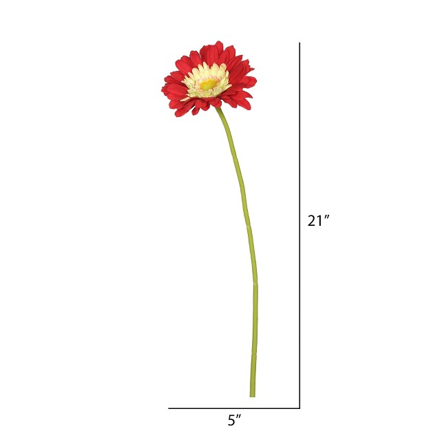 Vickerman Artificial Gerbera Daisy Stem