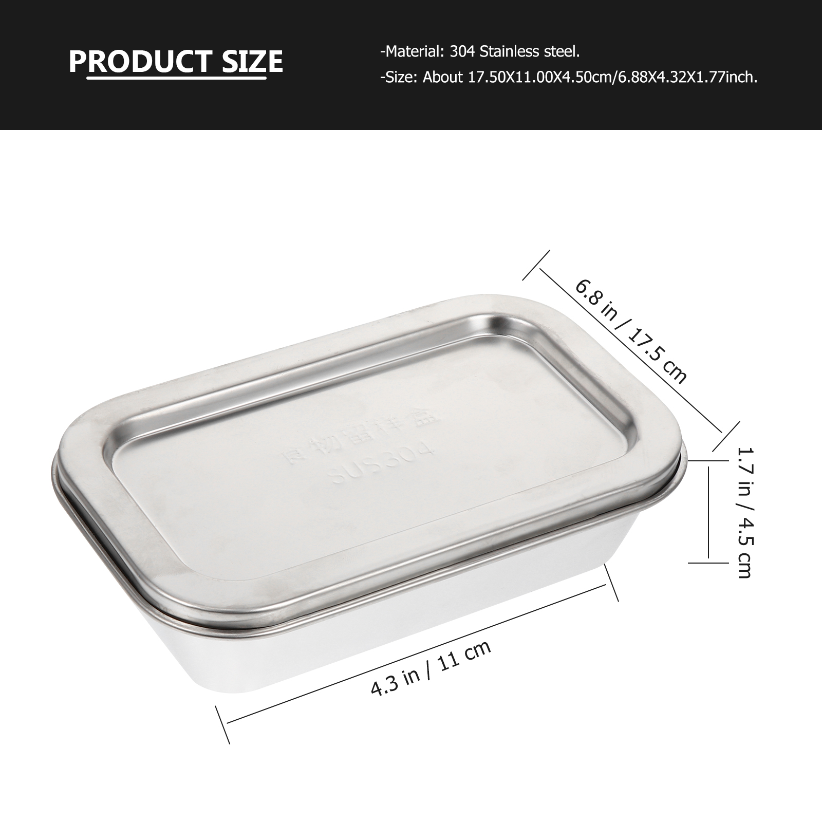 Etereauty Butter Storage Box Container Dish Keeperfridge Serving Case Appetizer Box Holderrefrigerator Kitchen Vegetable