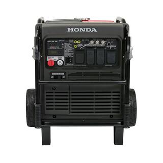 Honda Inverter 7000-Watt Standby Gasoline Generator 120240V Single Phase with Bluetooth and 10 Circuit Manual Transfer Switch HP2S-EU7000M