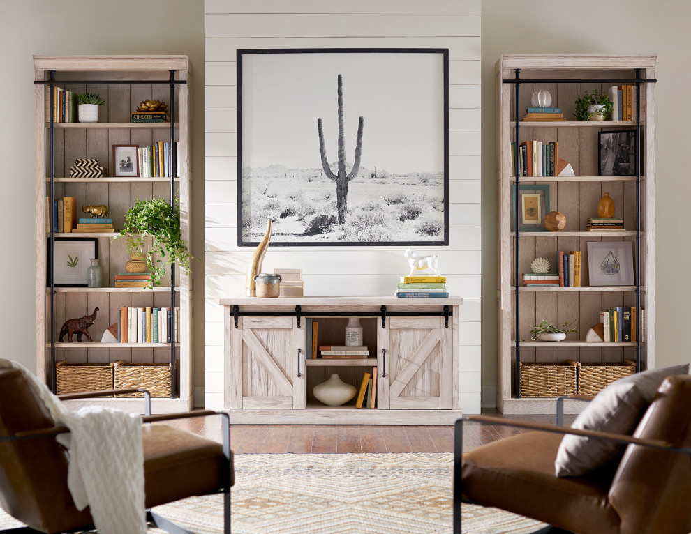 Avondale 60 quotTV Console Barn Door   Farmhouse   Entertainment Centers And Tv Stands   by Martin Furniture  Houzz