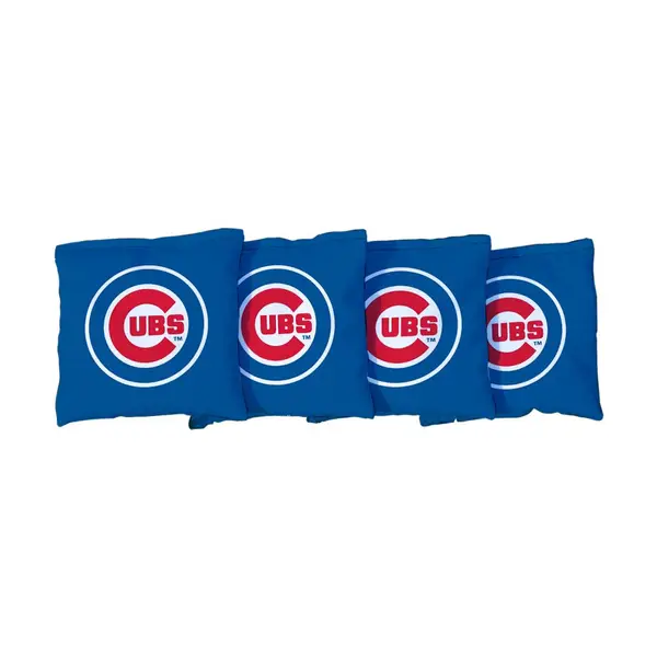 Victory Tailgate 4-Pack Chicago Cubs MLB Regulation Corn Filled Cornhole Bags