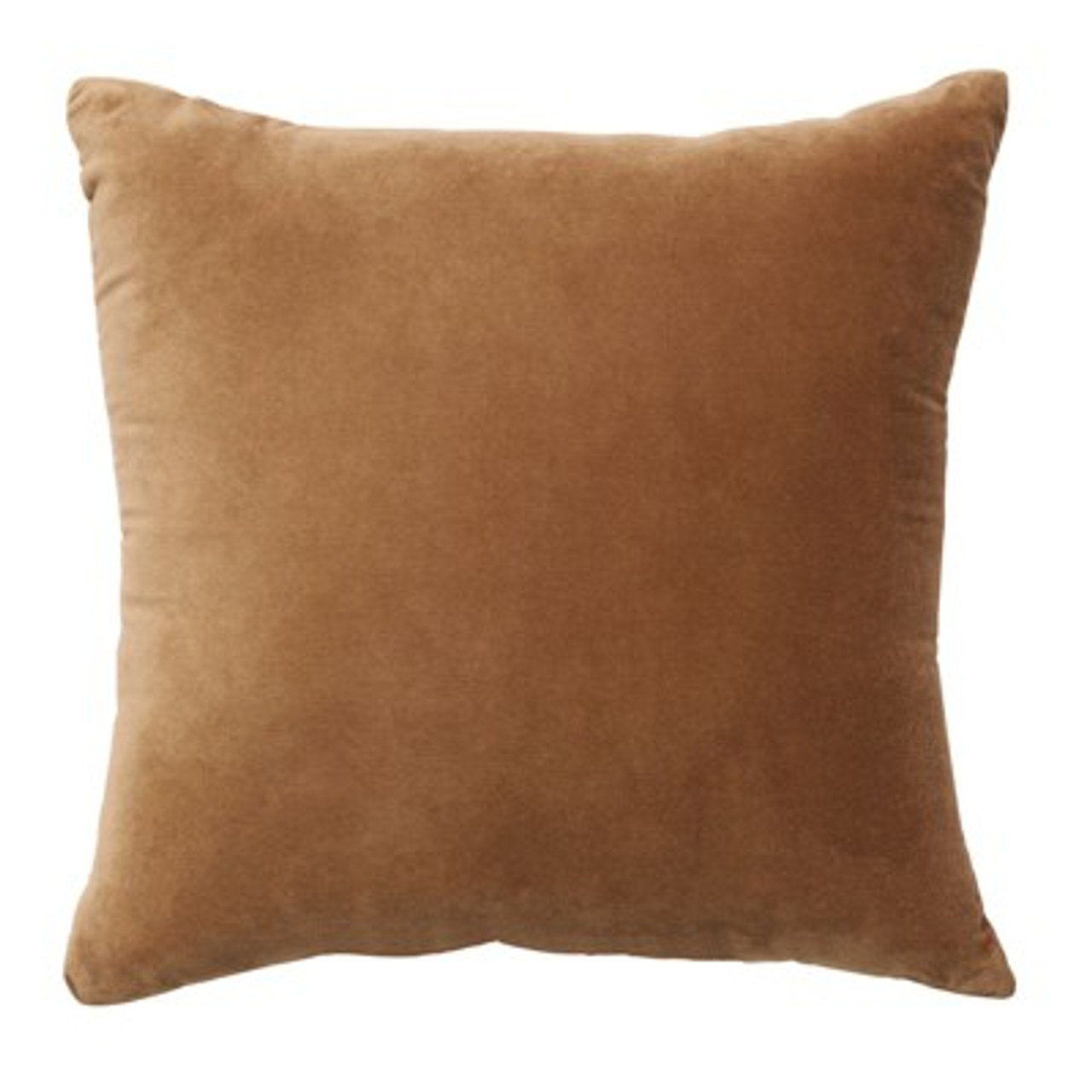 Nate Home by Nate Berkus Cotton Velvet Throw Pillow - 20 x 20， Bronze/Brown