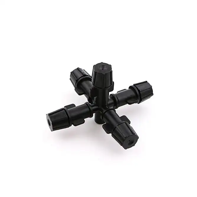 5 Way Mist Nozzle Hanging Spray for Garden Irrigation System Even water outflow Cooling Reduce temperature 5 out let Mist Nozzle