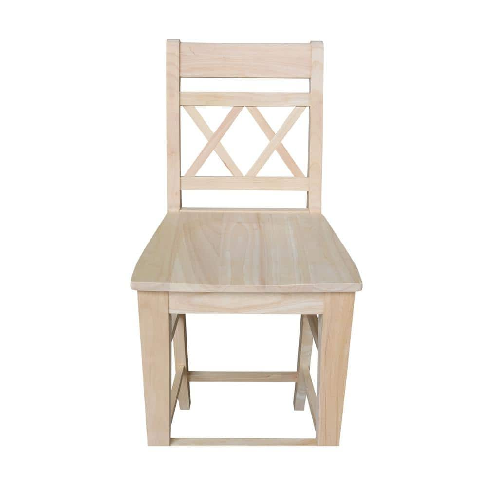 International Concepts Canyon 30 in. H Unfinished Solid Wood Bar Stool S-473