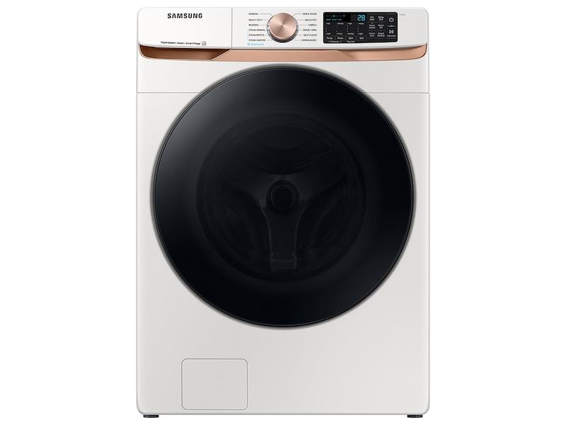 Samsung WF50BG8300AE 5.0 Cu. Ft. Extra Large Capacity Smart Front Load Washer With Super Speed Wash And Steam In Ivory