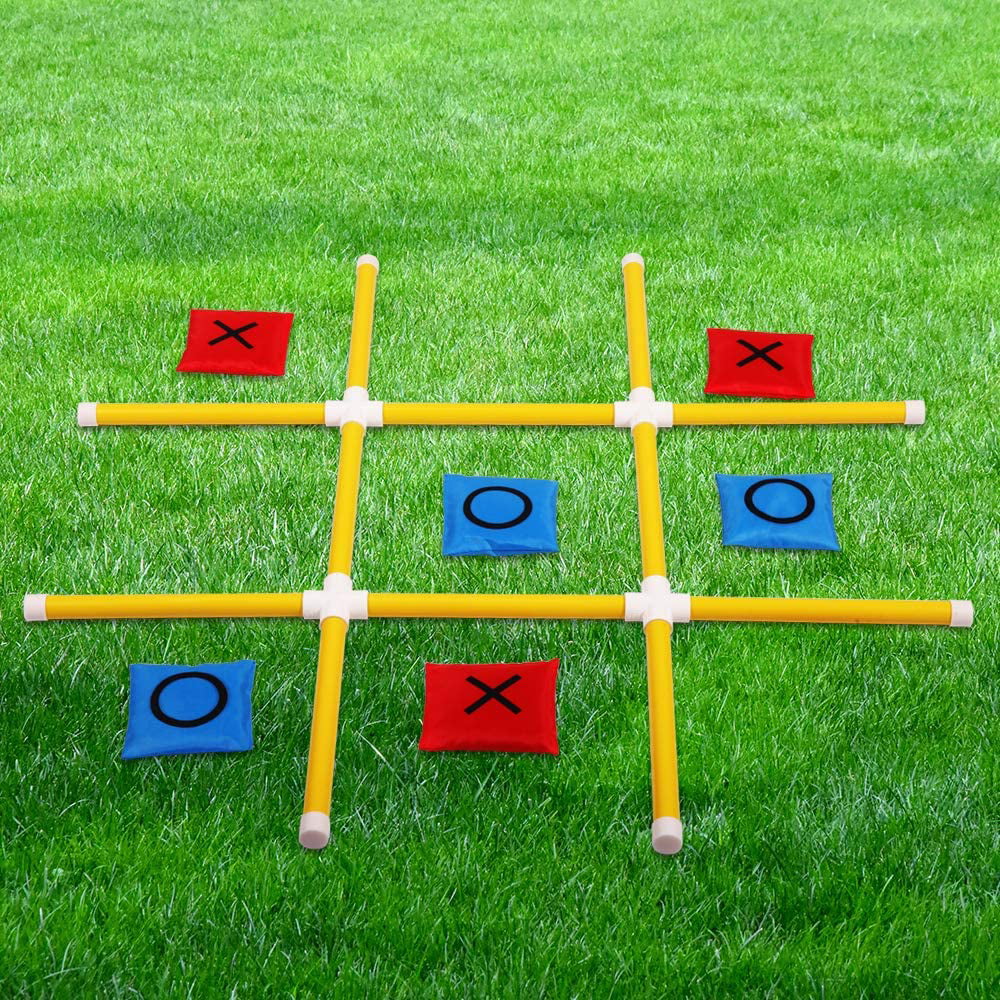 OTTARO Giant Tic Tac Toe Game，Outdoor Indoor Toss Game for Adults and Kids(3ft x 3ft)