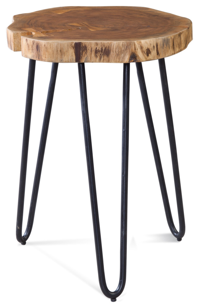 Thorpe End Table   Rustic   Side Tables And End Tables   by BASSETT MIRROR CO.  Houzz