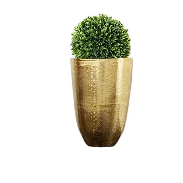 Top Trending Tabletop Metal Planters for Garden Wedding and Party Decorative Pots for Garden Plants Decoration