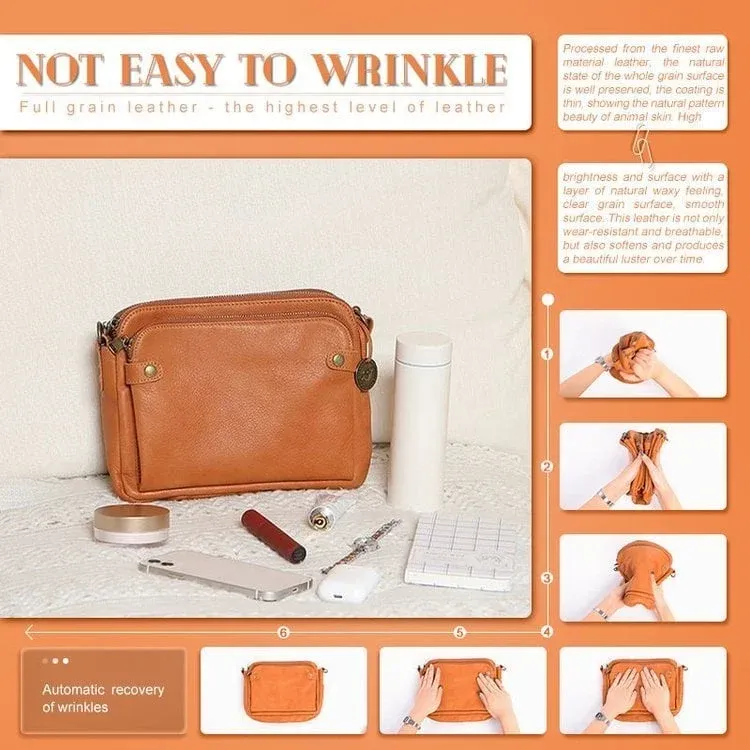 🔥Hot Sale 47% OFF🔥🔥-Crossbody Leather Shoulder Bags and Clutc