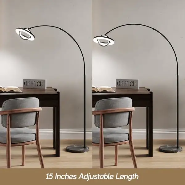 LED Floor Lamp with Adjustable Color Temperature and Remote Control