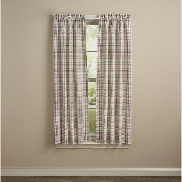 Park Designs Farm Yard Plaid Panels 72 x27 x27 X 63 x27 x27