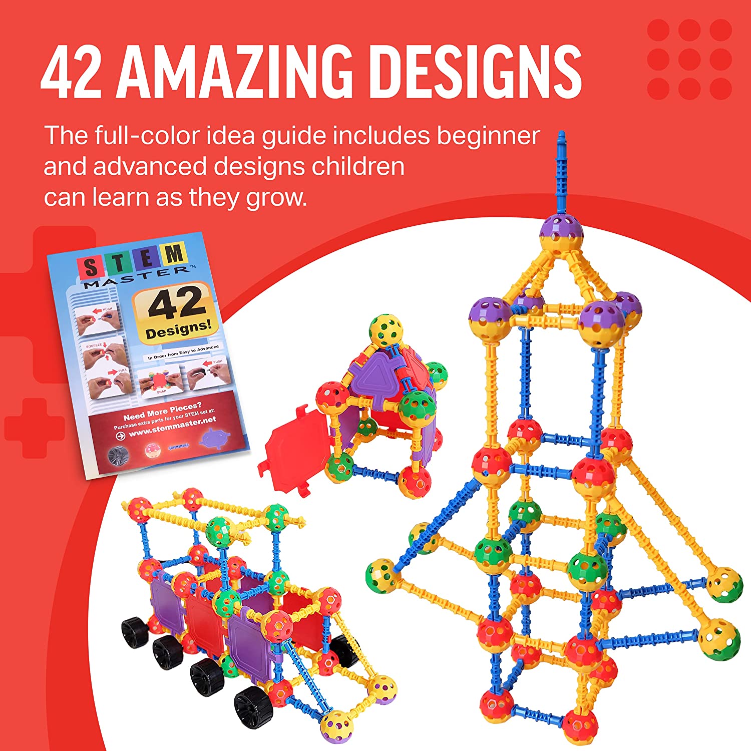 STEM Master Building Toys for Kids Ages 4-8 - STEM Toys Kit