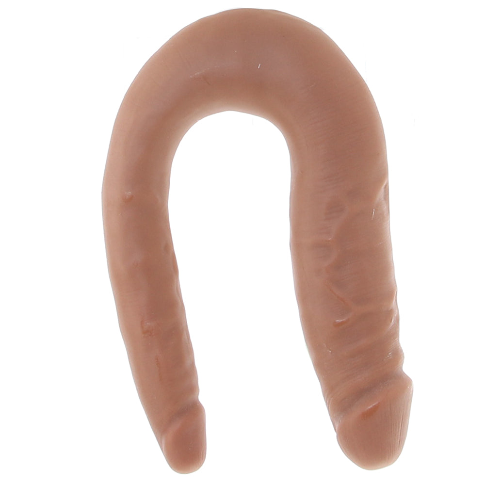 Dr. Skin Mini 12 Inch Double Dildo in Mocha