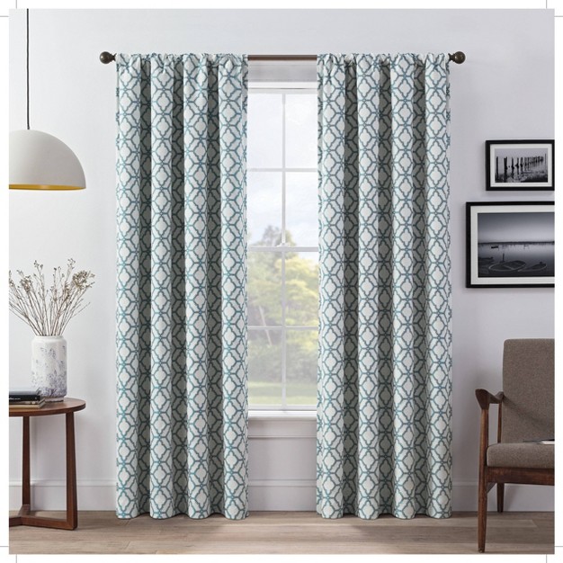 Set Of 2 Lollie Blackout Window Curtain Panels Eclipse