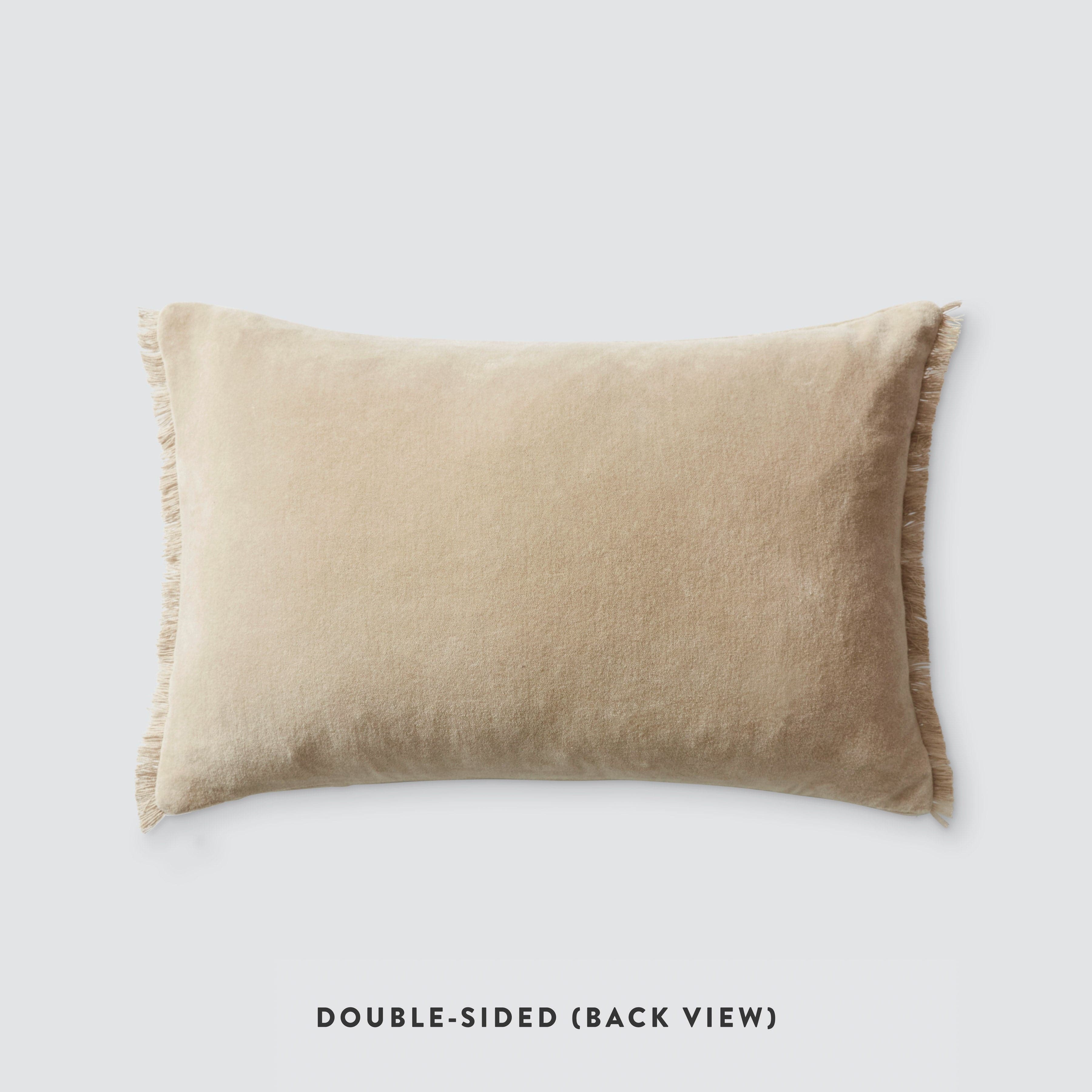 Velvet Small Lumbar Pillow