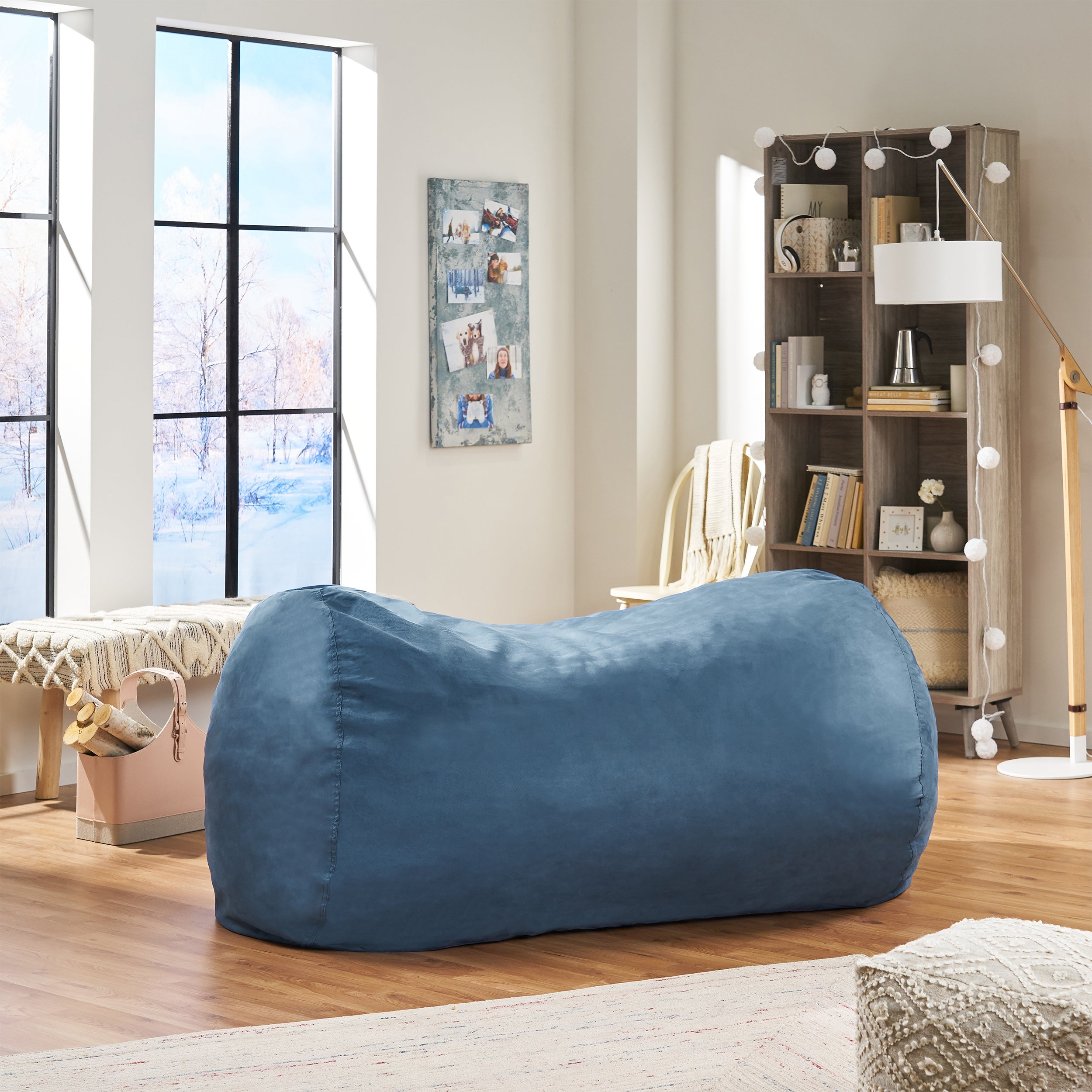 Barracuda Traditional 6.5 Foot Suede Bean Bag