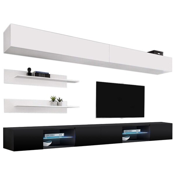 Fly I1 33TV Wall Mounted Floating Modern Entertainment Center