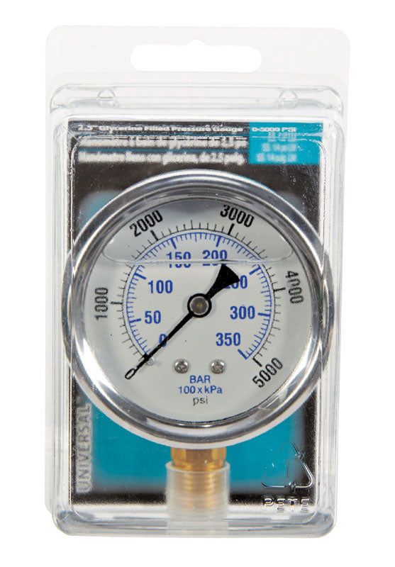 PRESSURE GAUGE 0-5K PSI