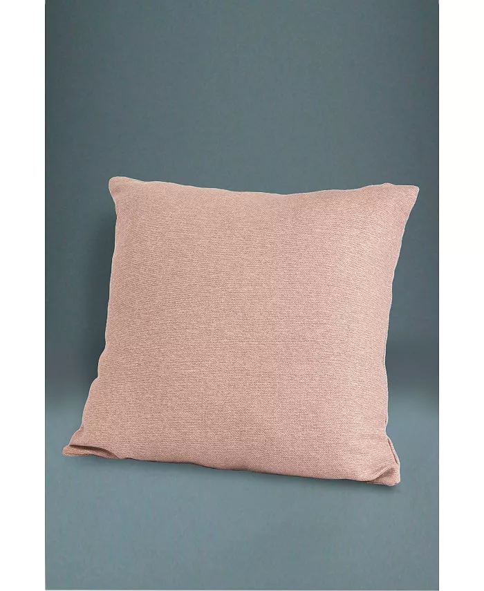 GAURI KOHLI Fursat Rosa Throw Pillow with Insert， 18X18