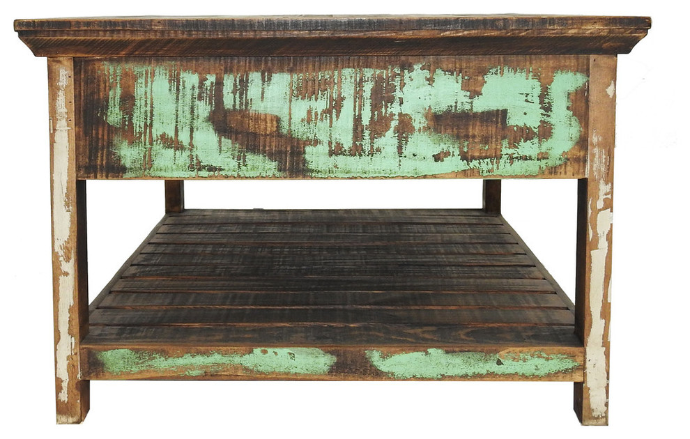 Multi Color Coffee Table   Rustic   Coffee Tables   by Pina Elegance  Houzz