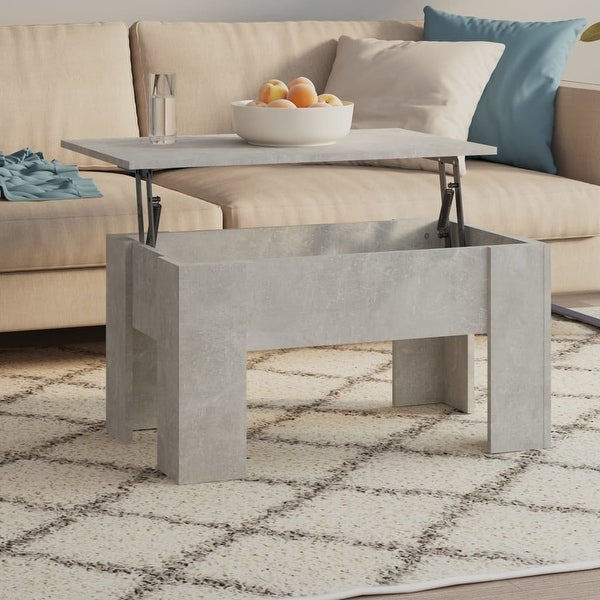 Coffee Table Concrete Gray 31.1