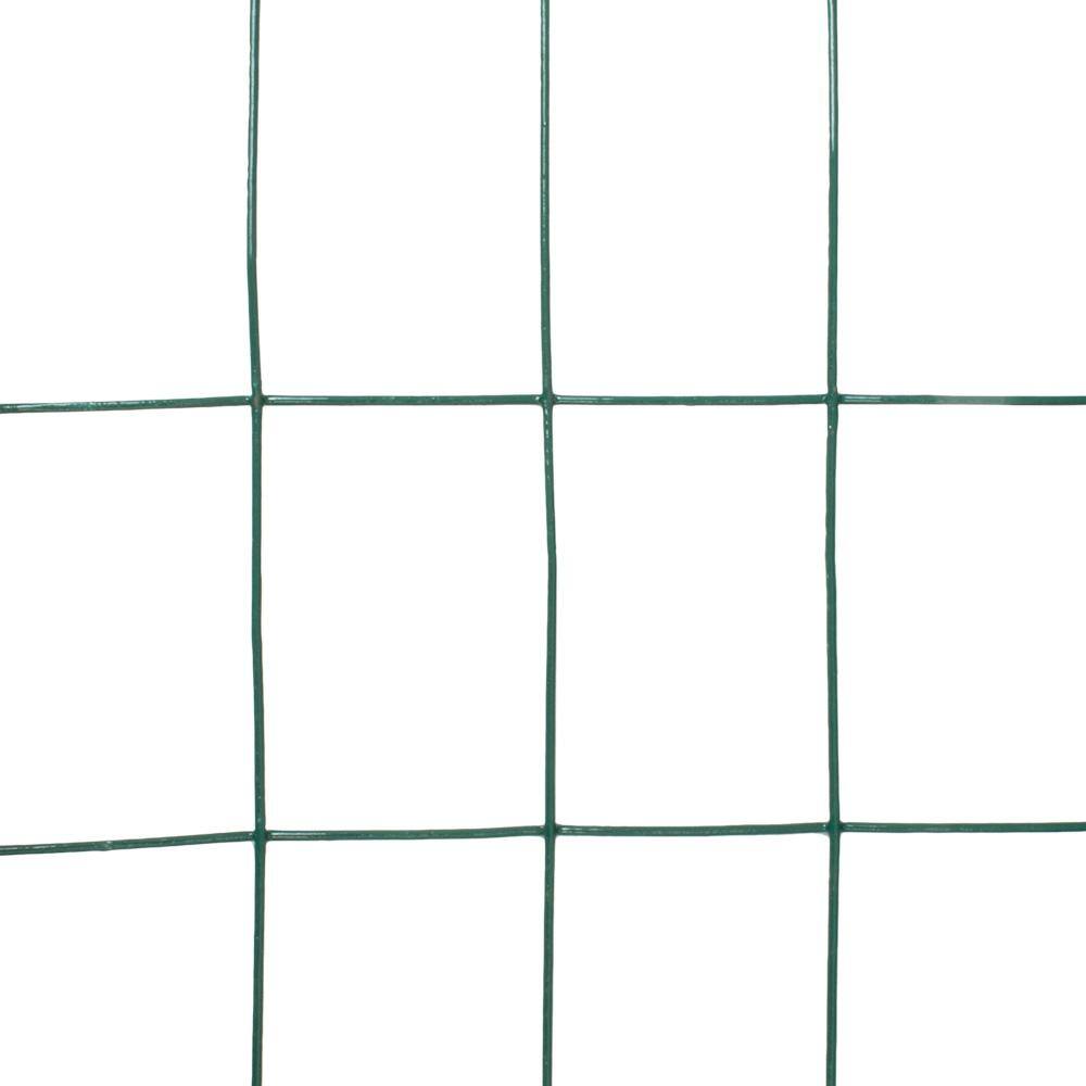 Everbilt 3 ft. x 50 ft. Galvanized Steel Green PVC Coated Welded Wire 308351EB