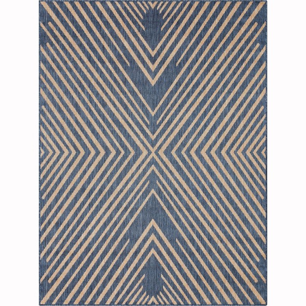 Well Woven Kesia Indoor Outdoorflat Weave Pile Chevron Stripes Geometric Area Rug