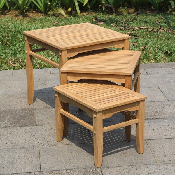 Cambridge Casual Sherwood Teak Nesting Tables