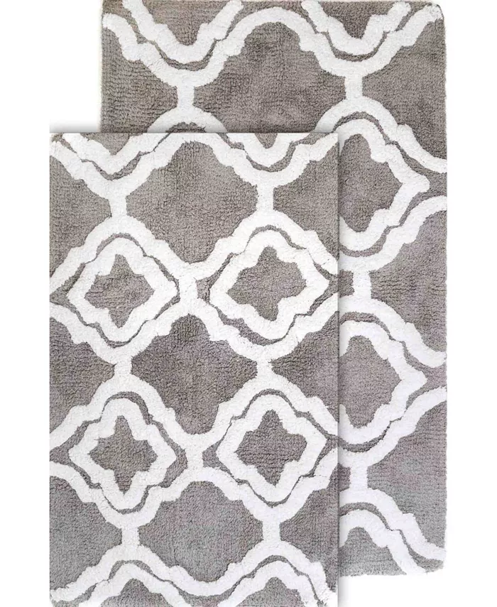 Chesapeake Double Quatrefoil Bath Rug Set