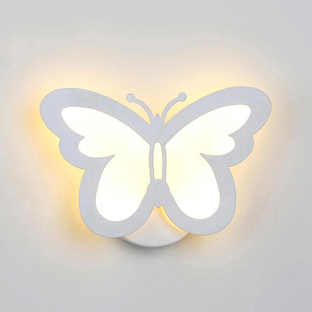 Wall Light Modern Leds Wall Mounting Lamp Butterfly-shaped Light Fixture For Bedside Corridor Wall Mounted Home Lighting Decoration